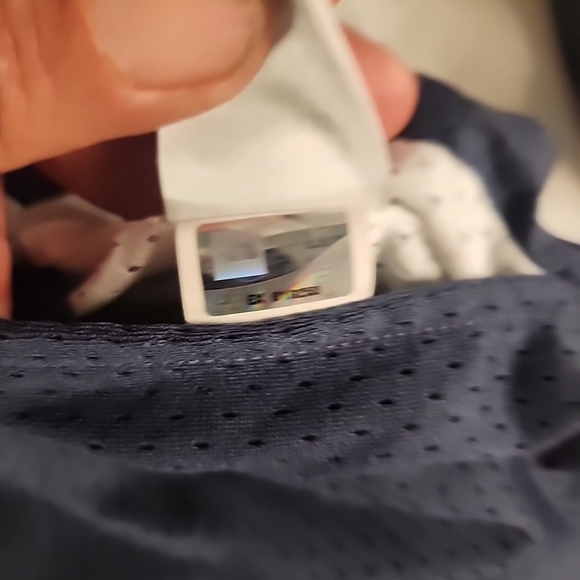 North Face Reversible Hoodie Mens M Navy Blue & White TNF Full Zip RARE #7106 - Picture 5 of 5